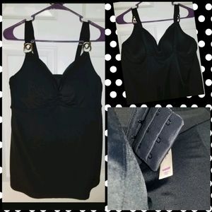 Tankini Top w/ Built-in Underwire Bra